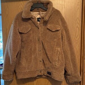 UGG Brown Fleece Jacket